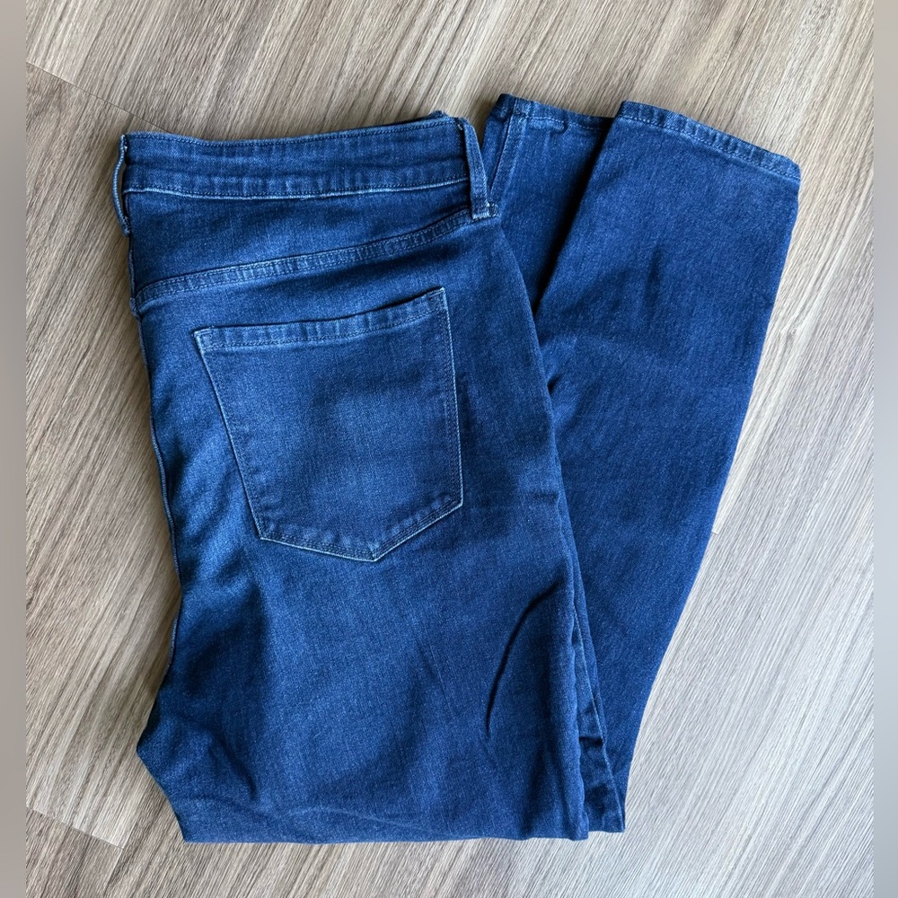 Old Navy Women's Dark Blue High Rise Skinny Jeans